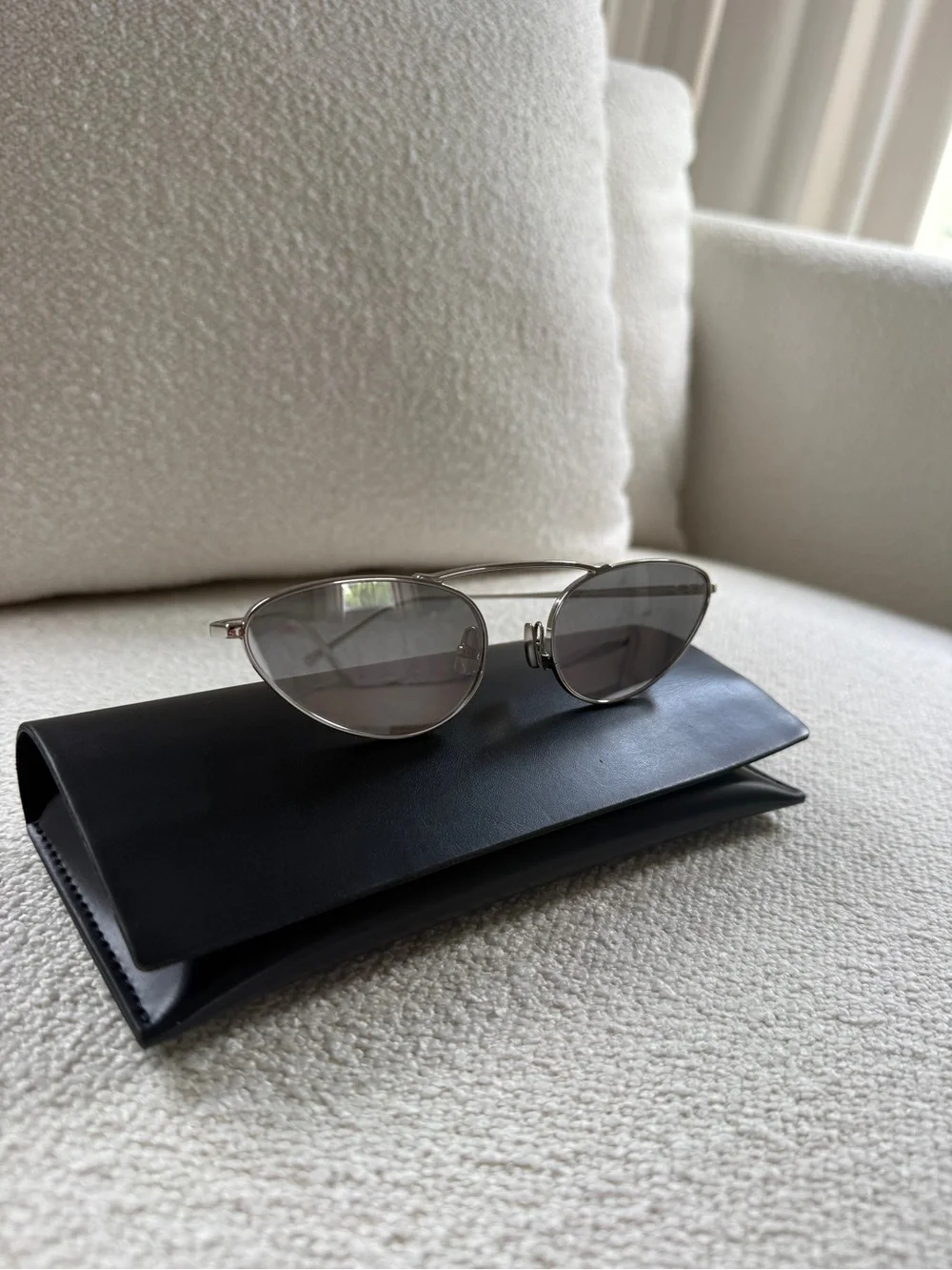 Yves Saint Lauren Cat eye Gray Lens Sunglasses